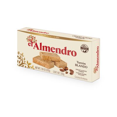Turr&oacute;n Blando Creamy Almond 200gr