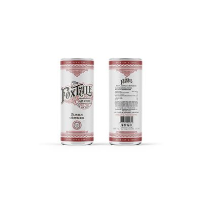 The Foxtale Pink Gin Tonic 25cl