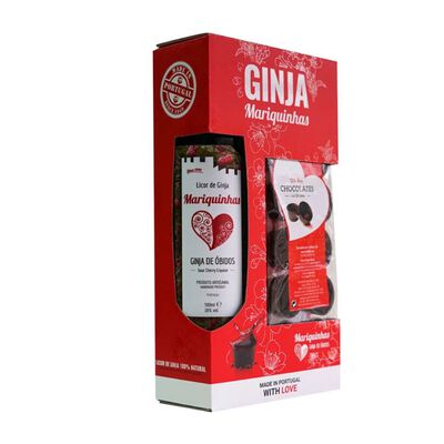 Pack Ginja 50CL+12 Copos Chocolate
