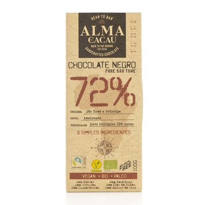 Chocolate Negro BIO 72% 100g