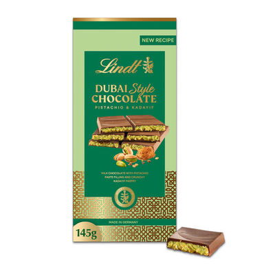 Lindt Dubai Style Chocolate Bar 145g
