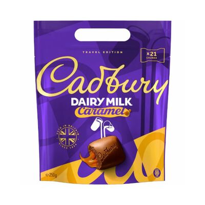 Dairy Milk Caramel Chunks Pouch 250g