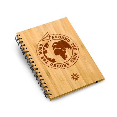 Sustainable Notebook  A5 "AROUND THE WORD"