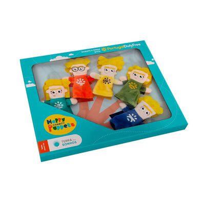 Happy Charity 5 Finger Puppets