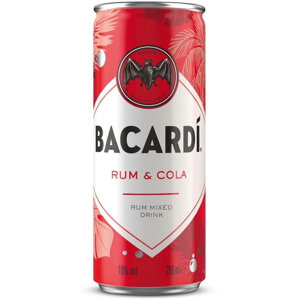Bacardi Rum & Cola 250ml image number null