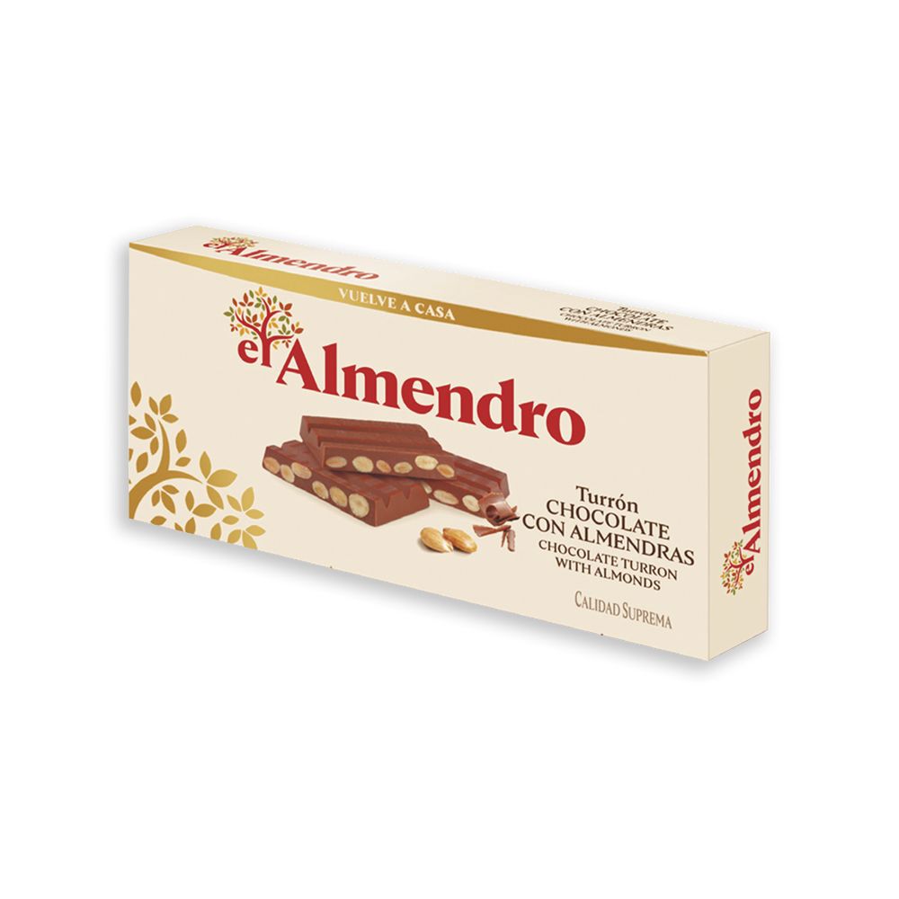 Torr&oacute;n Chocolate with Almonds 200gr image number null