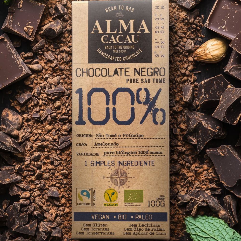 Chocolate Negro BIO 100% 100g image number null