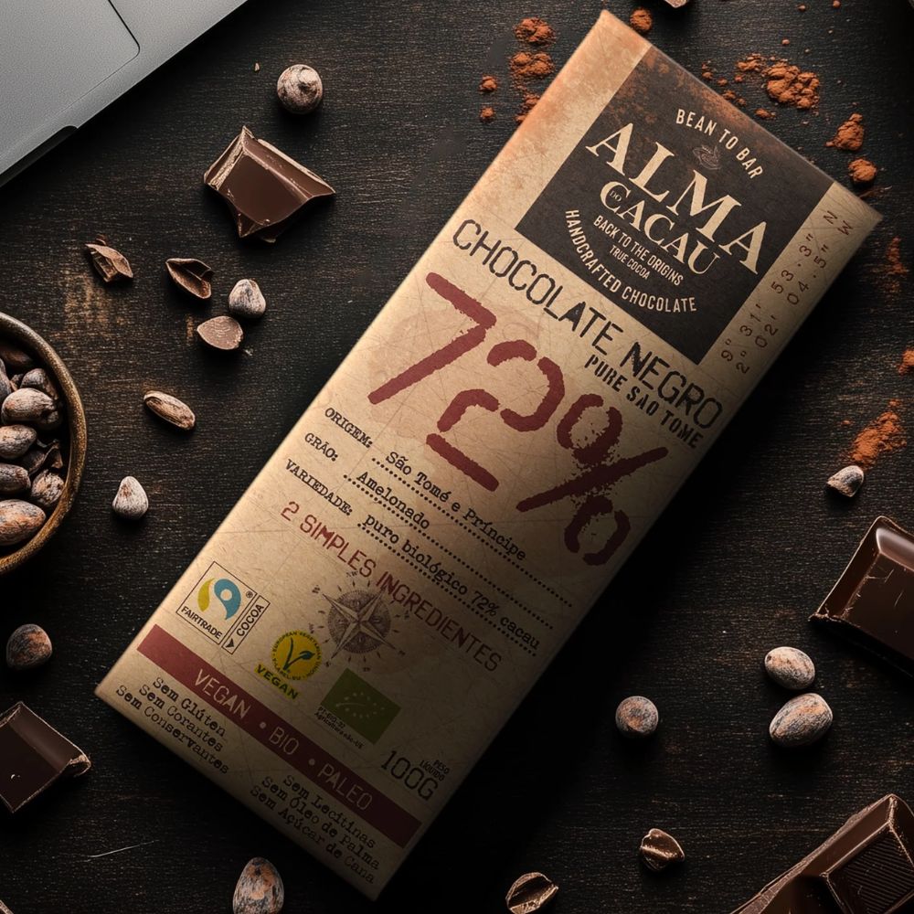 Chocolate Negro BIO 72% 100g image number null