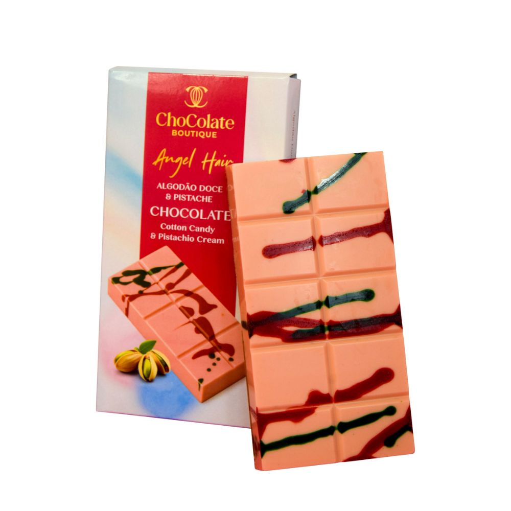 Angel Hair Chocolate – Algodão Doce & Pistache 160g image number null