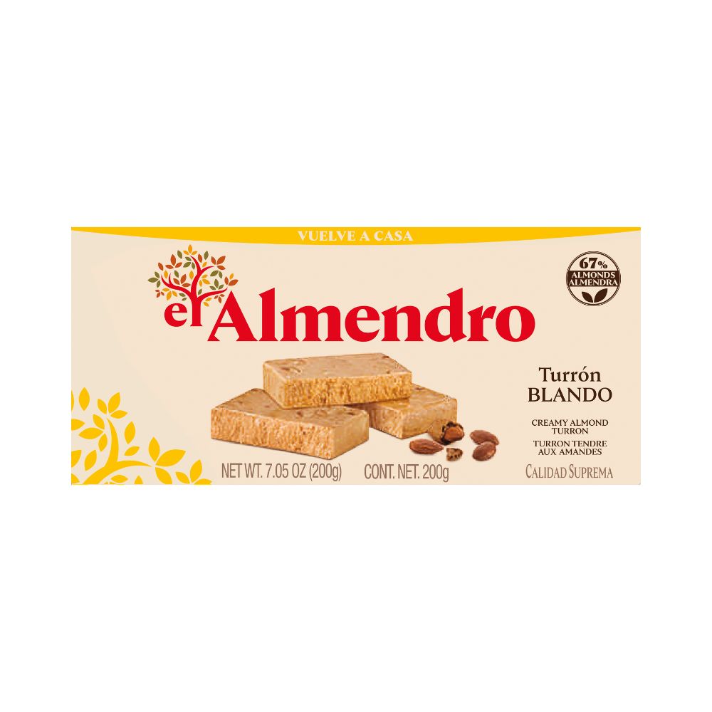 Turr&oacute;n Blando Creamy Almond 200gr image number null