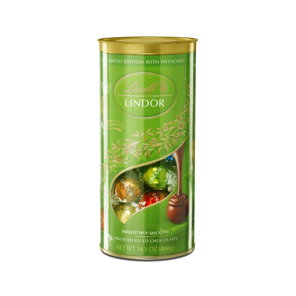 Lindor Tube Assorted Pistachio 16/400G image number null