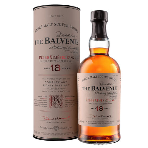 Balvenie 18YO PX Sherry Cask Single Malt 70cl image number null
