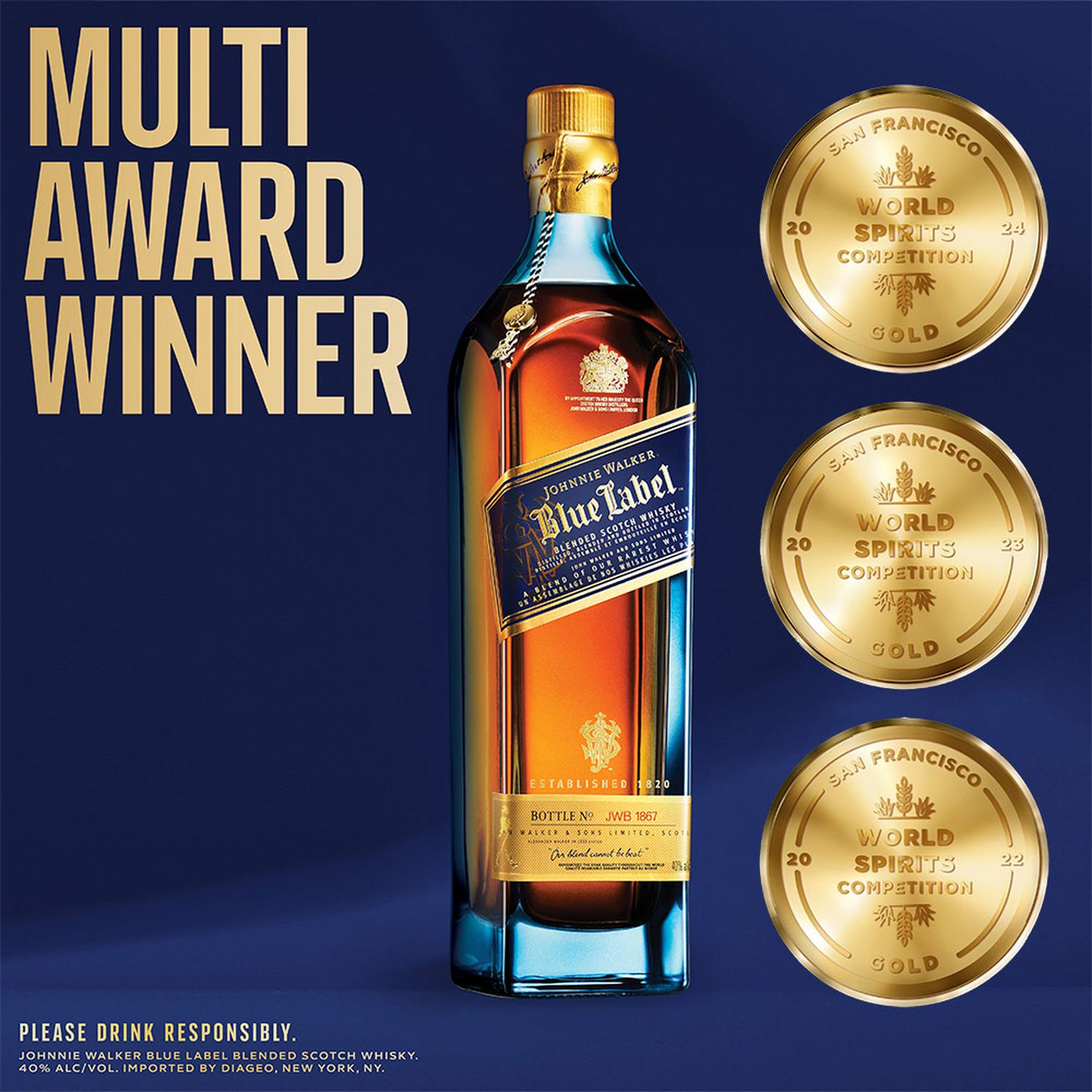 Johnnie Walker Blue 100cl image number null
