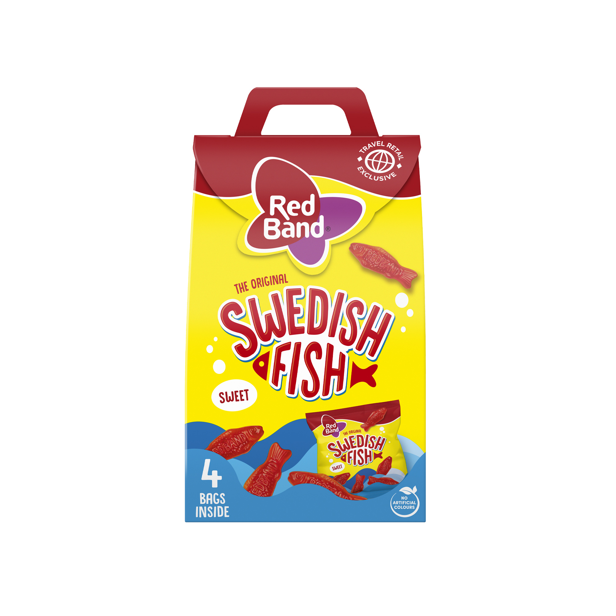 Red Band Swedish Fish Sharing Bag 400g image number null