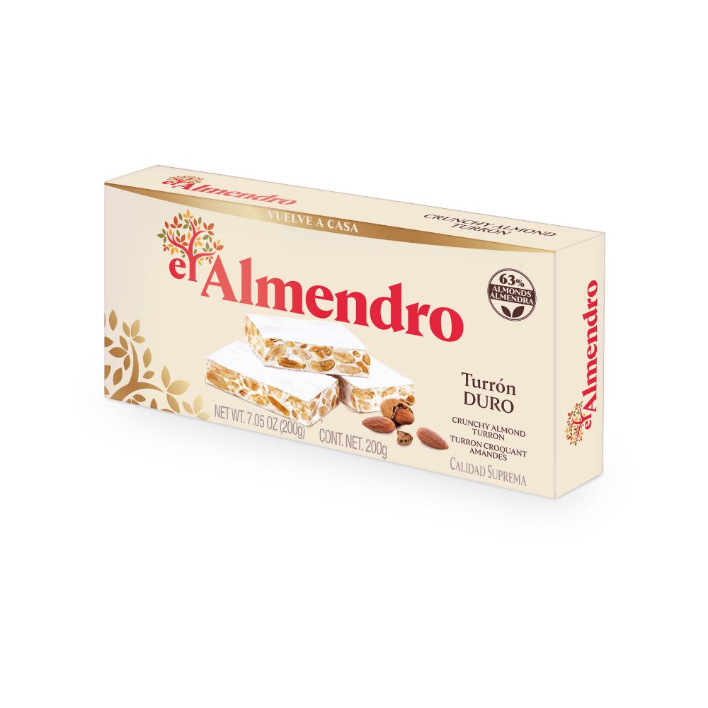 Turr&oacute;n Duro Crunchy Almond 200gr image number null