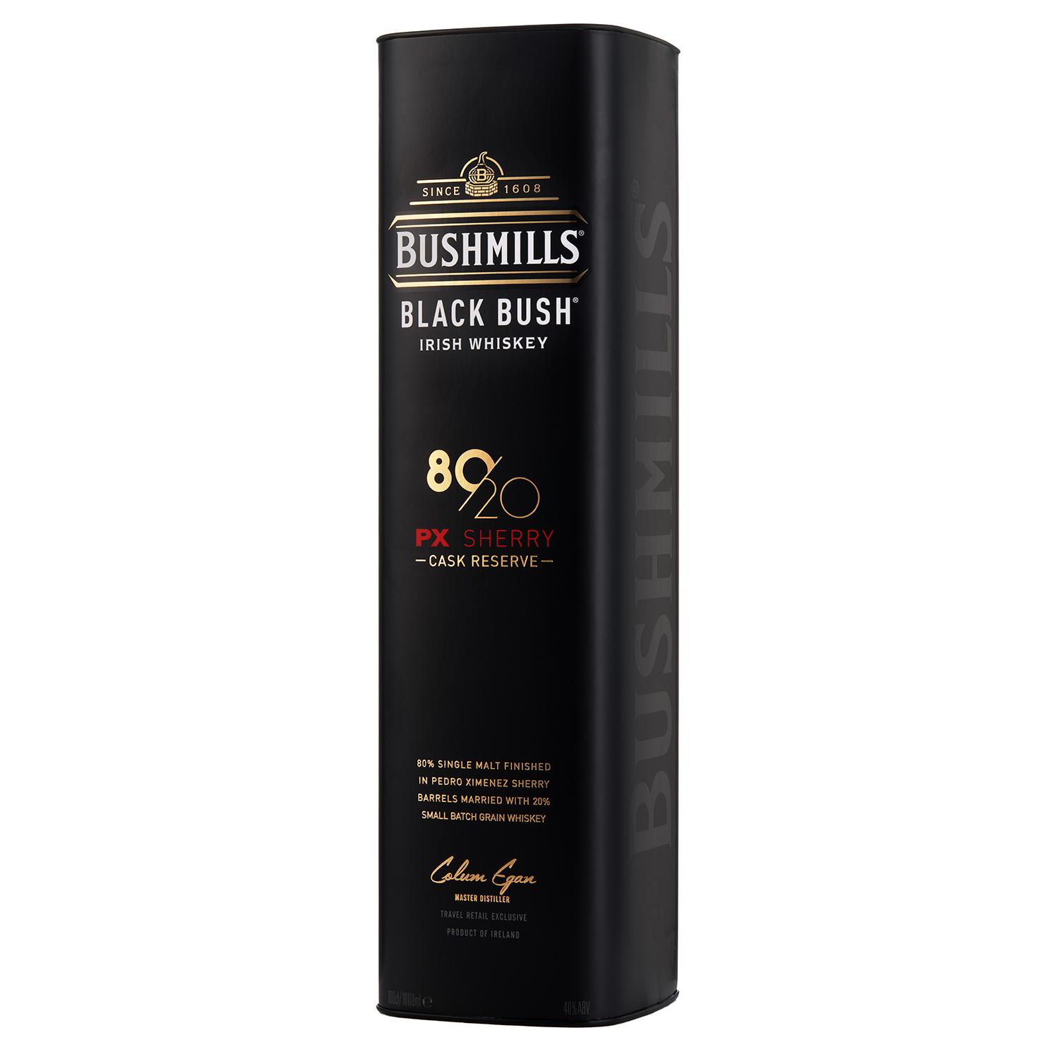 Bushmills Black Bush 80/20 PX Irish Whiskey 1L image number null