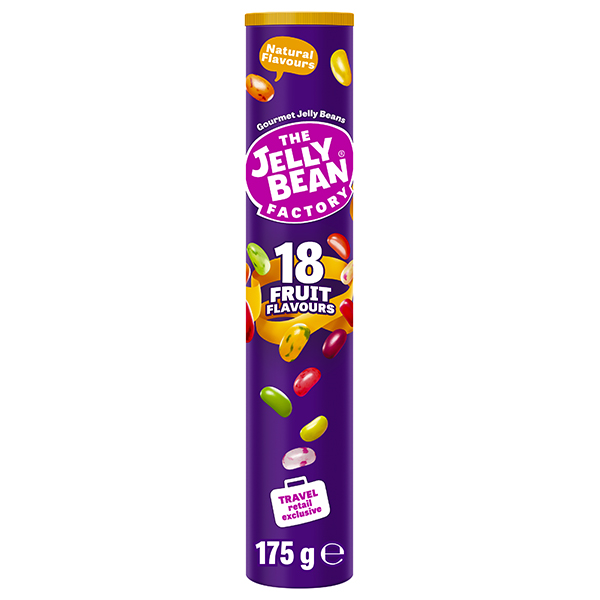 Jelly Bean 18 Fruit Flavours 175g Tube image number null