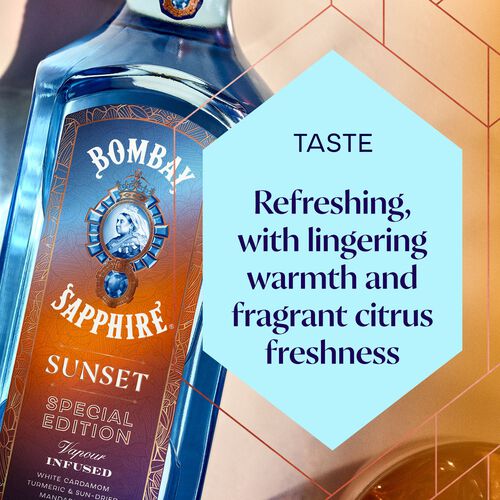 Bombay Sunset Gin 1L image number null
